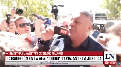 Tapia llegó a Comodoro Py