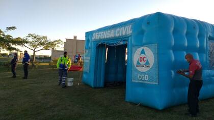 Tareas de búsqueda de Guido Orlando, el joven que desapareció en la laguna de Puertos de Escobar