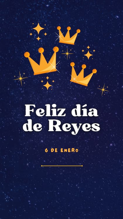 Tarjeta de Día de Reyes para mandar de forma online este lunes 6 de enero