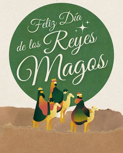 Tarjeta de Día de Reyes para mandar de forma online este lunes 6 de enero