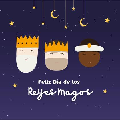 Tarjeta de Día de Reyes para mandar de forma online este lunes 6 de enero