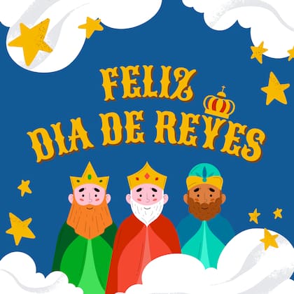 Tarjeta de Día de Reyes para mandar de forma online este lunes 6 de enero