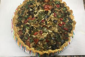 Tarta caponata para freezar