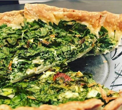 Tarta de espinaca