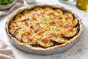Tarta de berenjena sin gluten
