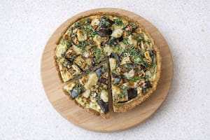 Tarta integral de ricota y verdura