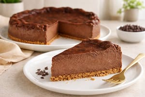 Tarta vasca de chocolate