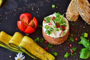 Tartar de salmón