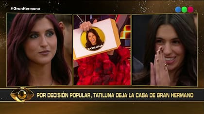 Tati Luna fue la nueva eliminada de Gran Hermano (Captura: Telefe)