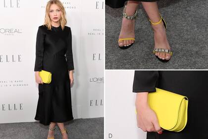 Tavi Gevinson también dijo presente en el evento. La bloguera le puso color a su estilismo con accesorios en color amarillo y con sus sandalias asimétricas 