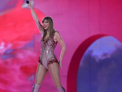 Taylor Swift durante el show en Argentina