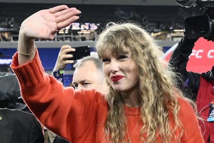 Taylor Swift, en un partido de la NFL, en Baltimore. (AP/Nick Wass)