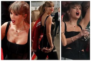 Los exclusivos amuletos de la suerte en el look de Taylor Swift en el Super Bowl