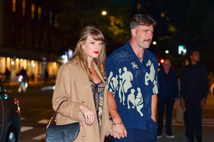 Taylor Swift junto a su pareja, Travis Kelce