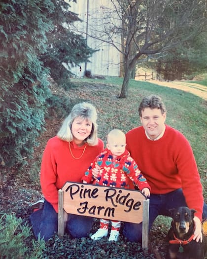 Taylor Swift pasó sus primeros años de vida en Pine Ridge Farm, una granja de árboles de Navidad ubicada en Pensilvania (Foto: Instagram @taylorswift)