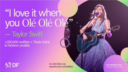 Taylor Swift se emocionó con la pasión única de las Swifties argentinas.