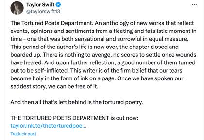 Taylor Swift se sincera sobre el contenido de su nuevo álbum