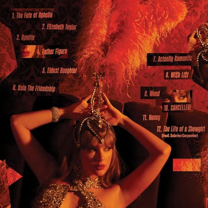 Taylor Swift y las doce canciones que componen su nuevo álbum (Foto: Instagram/@taylorswift)