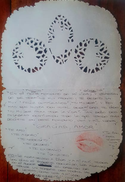 "Te amo, te adoro": Rímolo le enviaba cartas "besadas" a Soldán desde la cárcel; al salir, solo habló mal de él