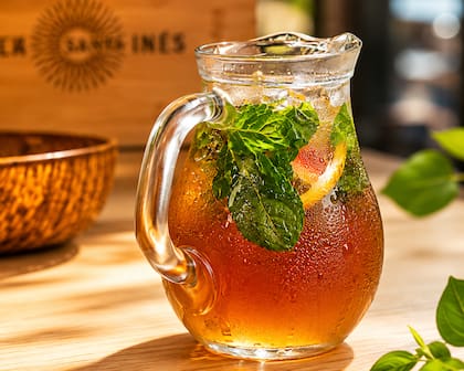 Té frío elaborado por Zenzero Tea Blends especialmente para MN Santa Inés