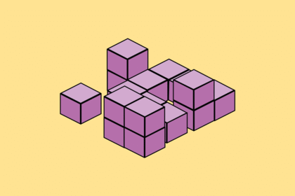 Te mostramos en esta animación la descomposición de la pila de cubos para que los veas con mayor facilidad