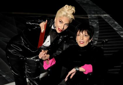 "Te tengo", le dijo Lady Gaga a Liza Minelli (Foto: Neilson Barnard/Getty Images/AFP)
