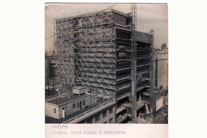 Teatro San Martín, foto de su fachada de 1955