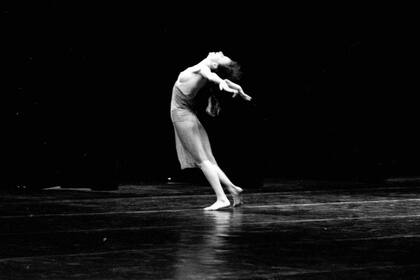 Pina Bausch en el escenario de la Martín Coronado