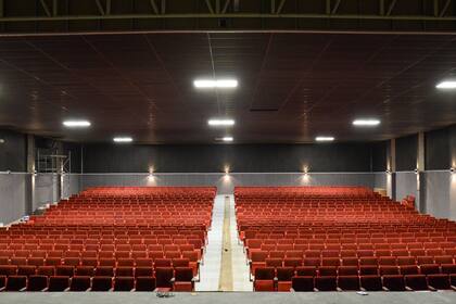 La platea de mil localidades del teatro Paradiso, en Santa Rosa, La Pampa
