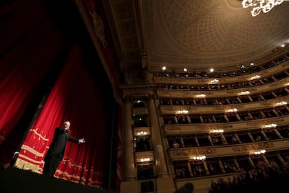 La mítica sala durante un concierto dirigido por Daniel Baremboim.