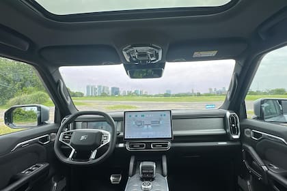 Tech. Todo en el interior del Jetour T2 es digital