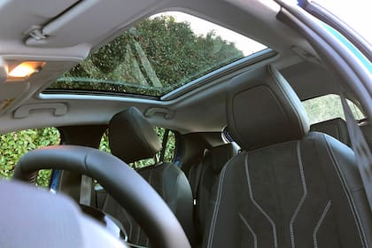 Techo panorámico del Peugeot 208