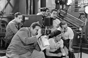 Técnicos de Lumiton durante un rodaje