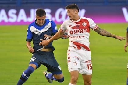 Telam, Ciudad de Buenos Aires, 04 de abril de 2021: Escena del partido que disputan Vélez Sarsfield y Unión de Santa Fe en el estadio José Amalfitani por la octava fecha de la zona 2 de la Copa de Liga Profesional..