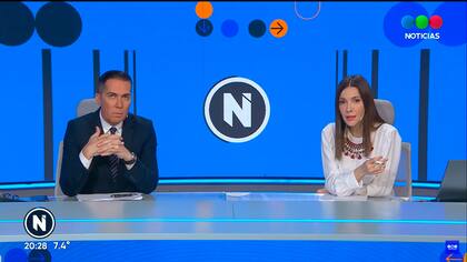 Telefe Noticias, con Cristina Pérez y Rodolfo Barili, muy cerca de ser lo más visto del día 