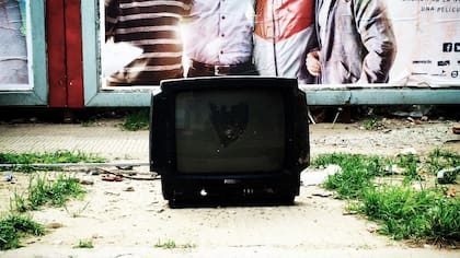 Televisores, algo frecuente cerca de los cestos