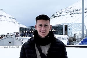 Tellechea, una sonrisa franca en medio de un paisaje blanco