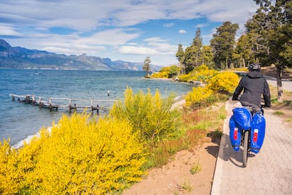 Villa Traful está al borde del lago, dentro del Parque Nacional Nahuel Huapi