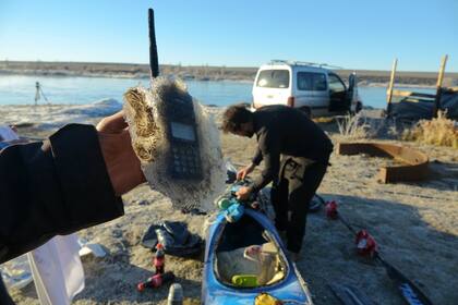 Durante la travesía, soportó temperaturas de hasta menos 20 grados