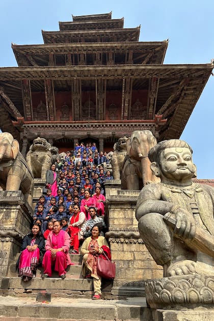Templo de Nyatapola, en Bhaktapur, Nepal