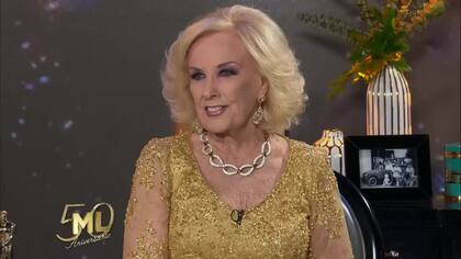 Temporada 2018. Mirtha Legrand en la celebración por los cincuenta años de su programa. Fue la primera vez que, públicamente, confesó su edad