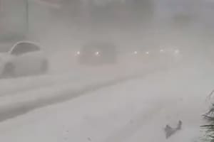 Temporal de granizo en Funes