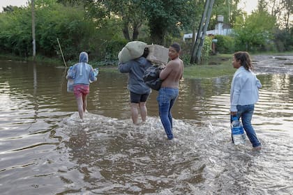 El temporal que comenzó el viernes pasado y se intensificó durante el fin de semana.