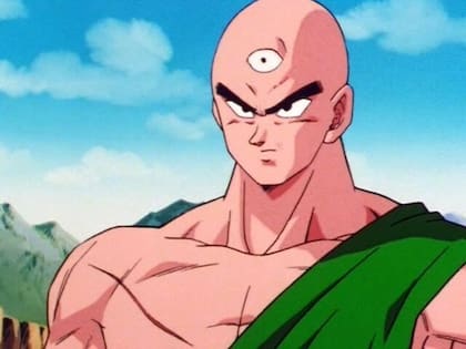 Ten Shin Han, el personaje de Dragon Ball que le envió un saludo a Salvio. Crédito: Instagram