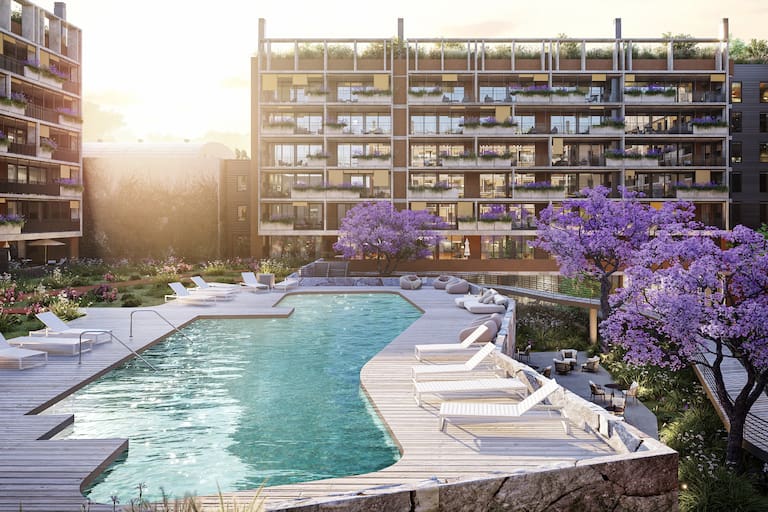 Tendrá una planta baja y cinco pisos con unidades de uno, dos y tres dormitorios, de entre 60 y 240 m²