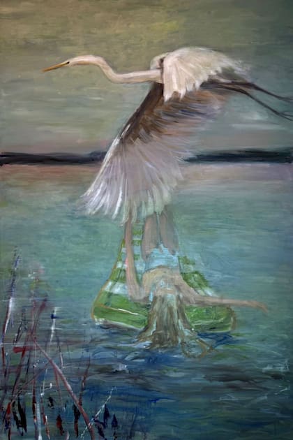 “Tengo en mi cabeza todos los sonidos de los pájaros –dice la artista–. Podría distinguirlos con los ojos cerrados. También todos los olores del barro, las algas secas y los troncos húmedos"