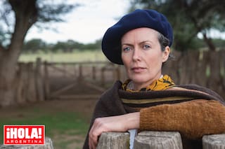 Ernestina Anchorena posa en su campo y habla de la muerte de su hijo, Justo Novillo Astrada