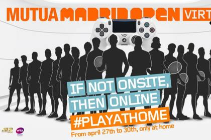 Tenis virtual: el Masters 1000 de Madrid se jugará online