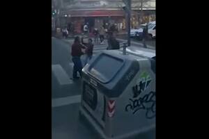 Tensa pelea entre un chofer de colectivo y dos pasajeros