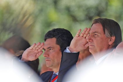 Moro y Bolsonaro, cuando el exjuez era parte del gobierno